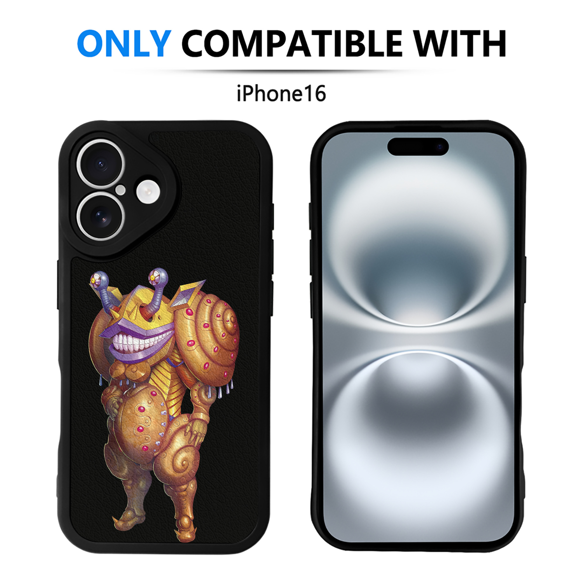 （画像用） ウルトラマン Ultraman 【iPhone 16シリーズ対応】シリコンスマホケース（レザー調） 材質：シリコン